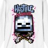 Minecraft Hostile Behavior Crew Neck Long Sleeve Women's White Tee - 2 of 3