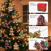 Aoibox 16 Piece Gingerbread Man Christmas Ornaments Set 3 Inch Flexible Silicone Hanging Decor for Tree Indoor Outdoor Holiday Display - 3 of 4