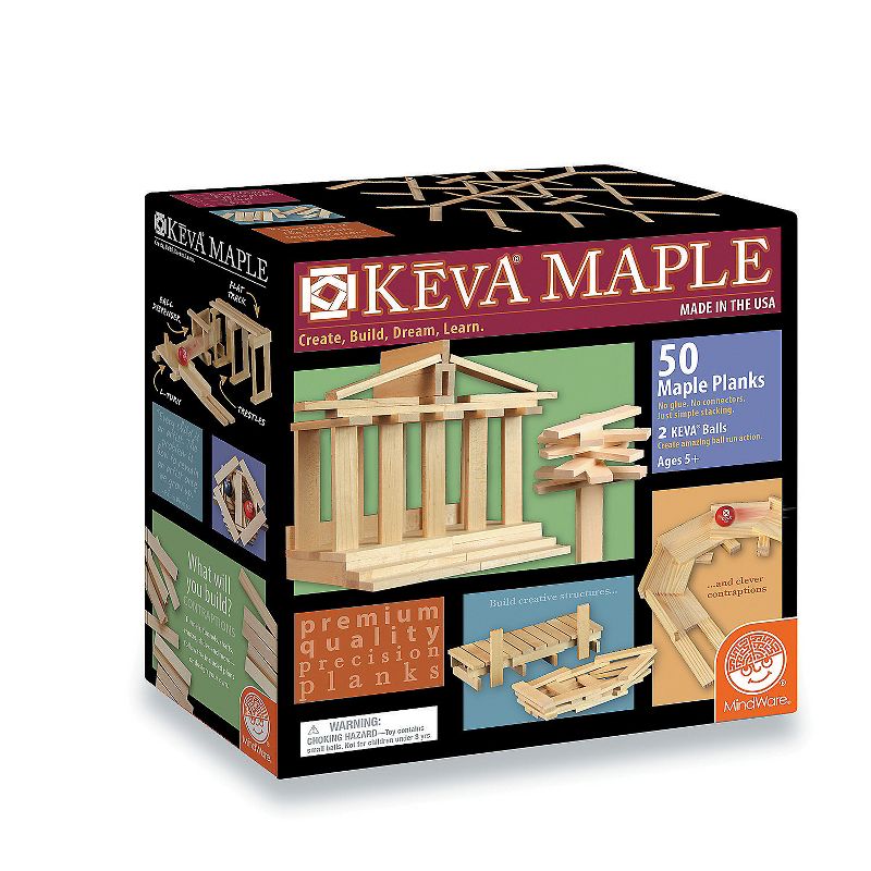MindWare Keva Maple: 50 Plank Set - Building Toys, 1 of 5