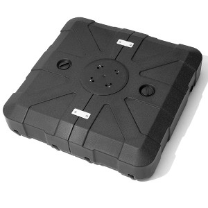 Crestlive Products Umbrella Base with Wheels, Patio Cantilever Offset Stand Water & Sand Filled Weighted Up 300LBS - 1 of 4