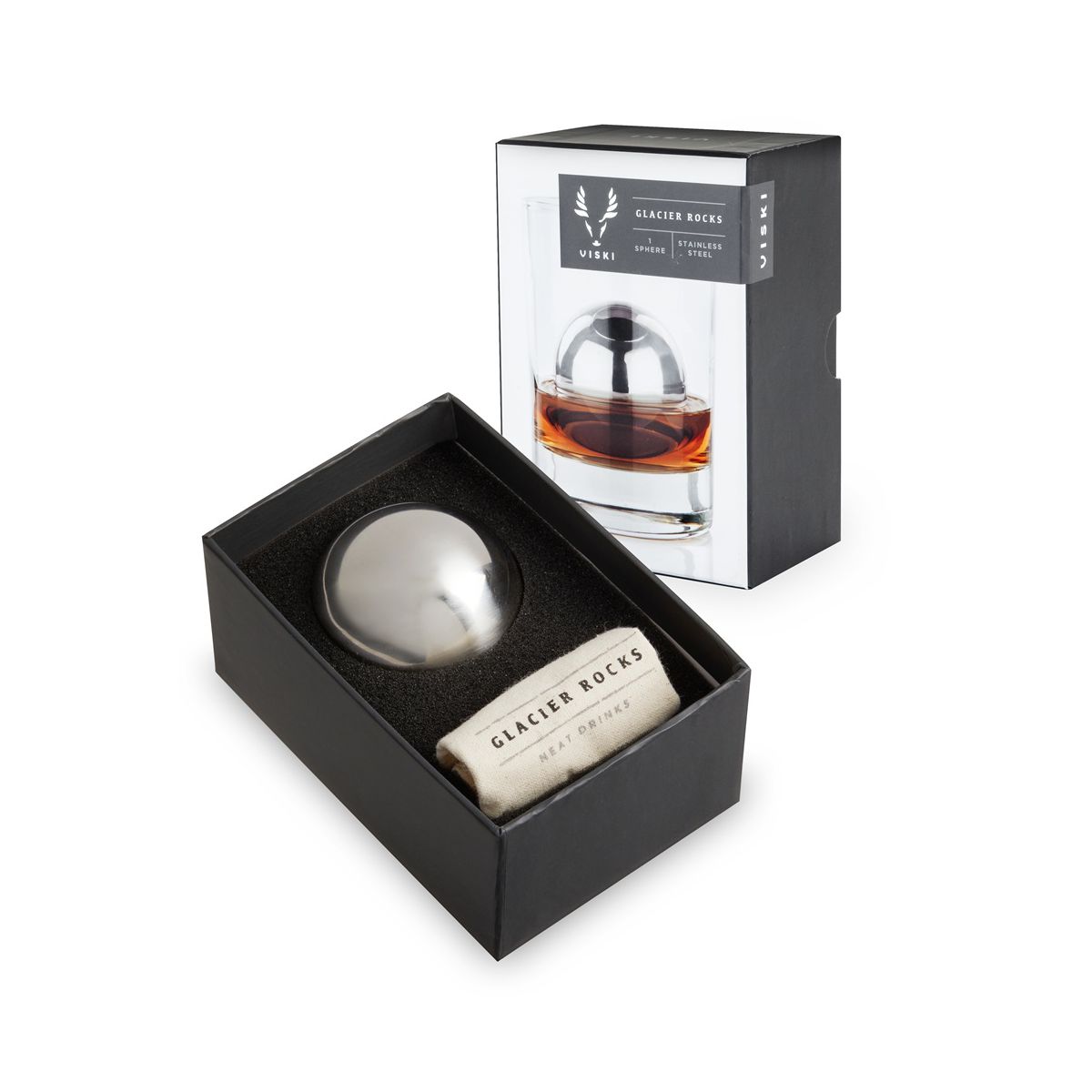 Glacier Rocks Stainless Steel Cubes by Viski