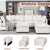 Modular Sectional Sleeper Sofa with Storage Seats, Convertible Sofa for Living Room - 4 of 4