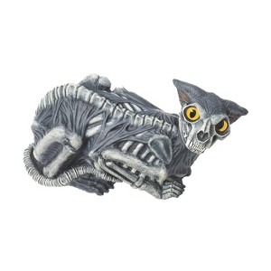 Forum Novelties Zombie Cat Prop Halloween Decoration - 7 in x 14 in - Gray - 1 of 1
