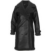 VENUS Womens Faux Shearling Long Coat - 4 of 4