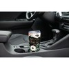 Elanze Designs 20 oz Stainless Steel On the Go Insulated Travel Tumbler With Push Top Lid, Floral Mother of the Bride Black - 3 of 4