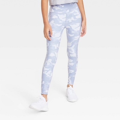 Light Blue Leggings With Pockets