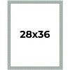 PosterPalooza | Refined Blue Picture Frame - UV Acrylic, Foam Board Backing, Hanging Hardware - 2 of 4
