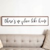 VIP Wood 42 in. White No Place Like Home Wall Sign - 2 of 3