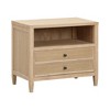 TOV Furniture Bristol Park Whitewashed Oak Wood Large Nightstand - 4 of 4