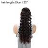 Unique Bargains Women's Latin American curly ponytail long hair Hair Extensions High Temperature Fiber 22IN 1 Pc - 4 of 4
