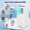 8000BTUs Portable Air Conditioner for Rooms Up To 350 sq. ft, Personal Stand up AC w/Remote Control, 4-in-1 Floor Ac Units with Cooling, Dehumidifier - 3 of 4