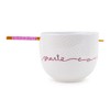 Silver Buffalo Disney The Aristocats Marie 20-Ounce Ceramic Ramen Bowl and Chopstick Set - 2 of 4