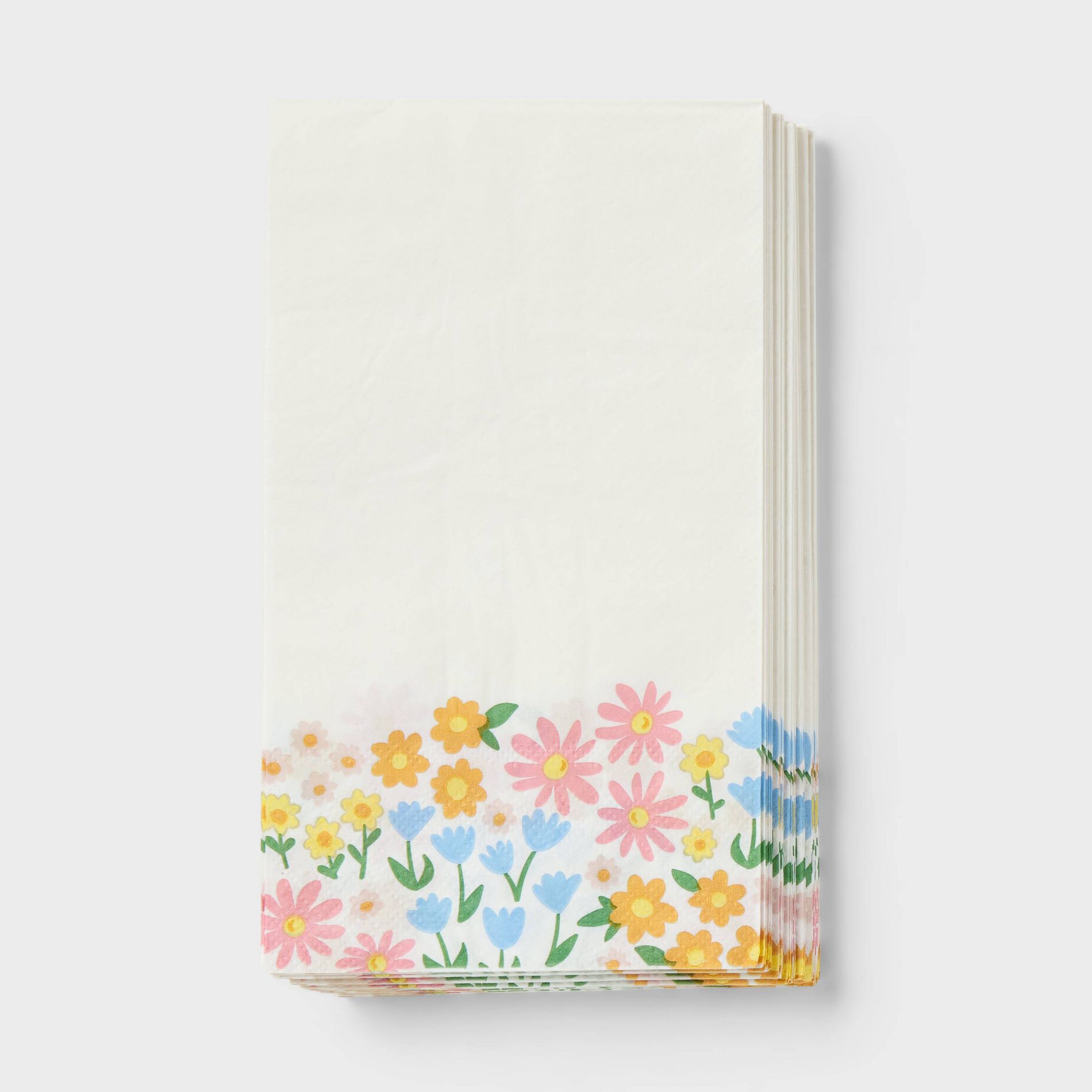 30ct Easter Floral Guest Paper Towel Napkins - Spritz™