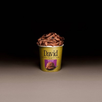 David Protein Triple Chocolate Frozen Dessert - 16oz