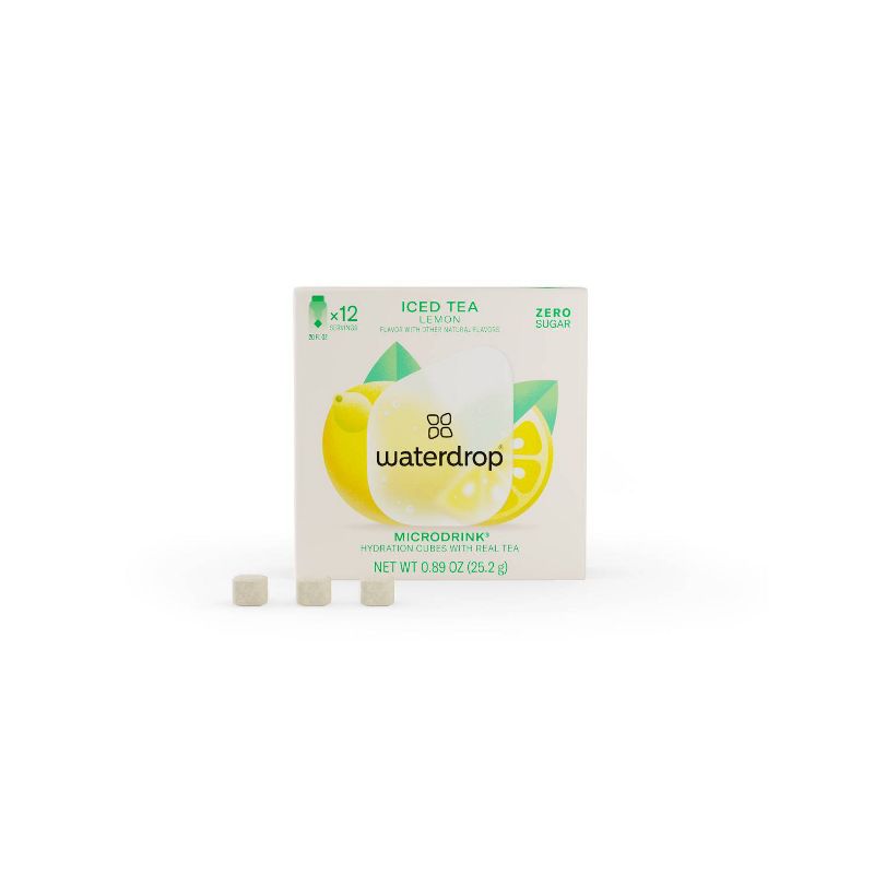 Waterdrop Microdrink Lemon Iced Tea - 12pk Cubes, 2 of 7