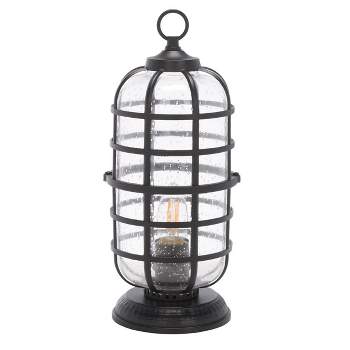 Rigel Outdoor Table Accent Lamp - Black - Safavieh.