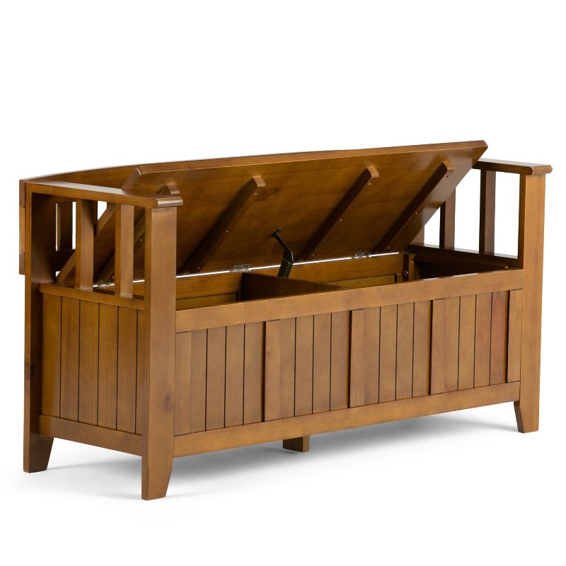 Normandy Solid Wood Entryway Storage Bench - Wyndenhall, 4 of 11