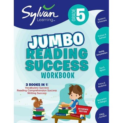 5th Grade Jumbo Reading Success Workbook - (Sylvan Language Arts Jumbo Workbooks) (Paperback)