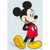 Men's Mickey & Friends Smiling Mickey Mouse Portrait Acid Wash T-Shirt - 2 of 4