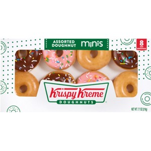 Krispy Kreme Variety Mini Doughnuts - 8oz/8ct - 1 of 4