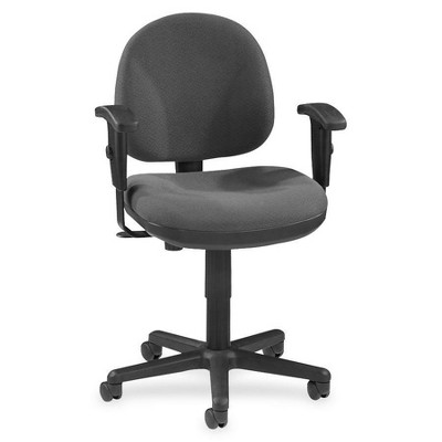 Lorell Adjustable Task Chair 24"x24"x33"-38" Gray 80005
