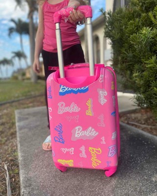 Barbie Kids' Hardside Carry On Suitcase - Pink : Target