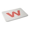 Deny Designs April Lane Art Block Monogram Memory Foam Bath Mat - 2 of 4