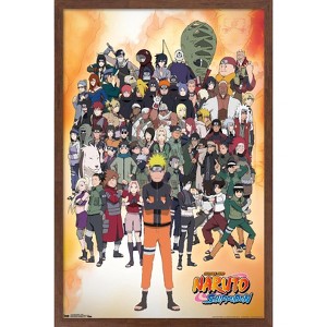 Trends International Naruto Shippuden - Group Framed Wall Poster Prints - 1 of 4