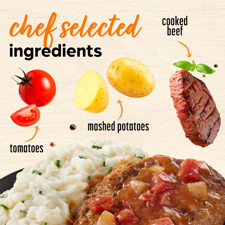 Lean Cuisine Signature Meatloaf with Mashed Potatoes High Protein Microwave Meal - 9.375oz, 3 of 7