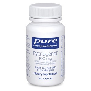 Pure Encapsulations Pycnogenol 100 mg - Hypoallergenic Supplement to Promote Vascular Health and Provide Antioxidant Support - 1 of 4
