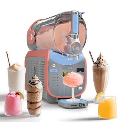 Ninja SLUSHi Max Smart Frozen Drink Maker Blue/Peach FS605