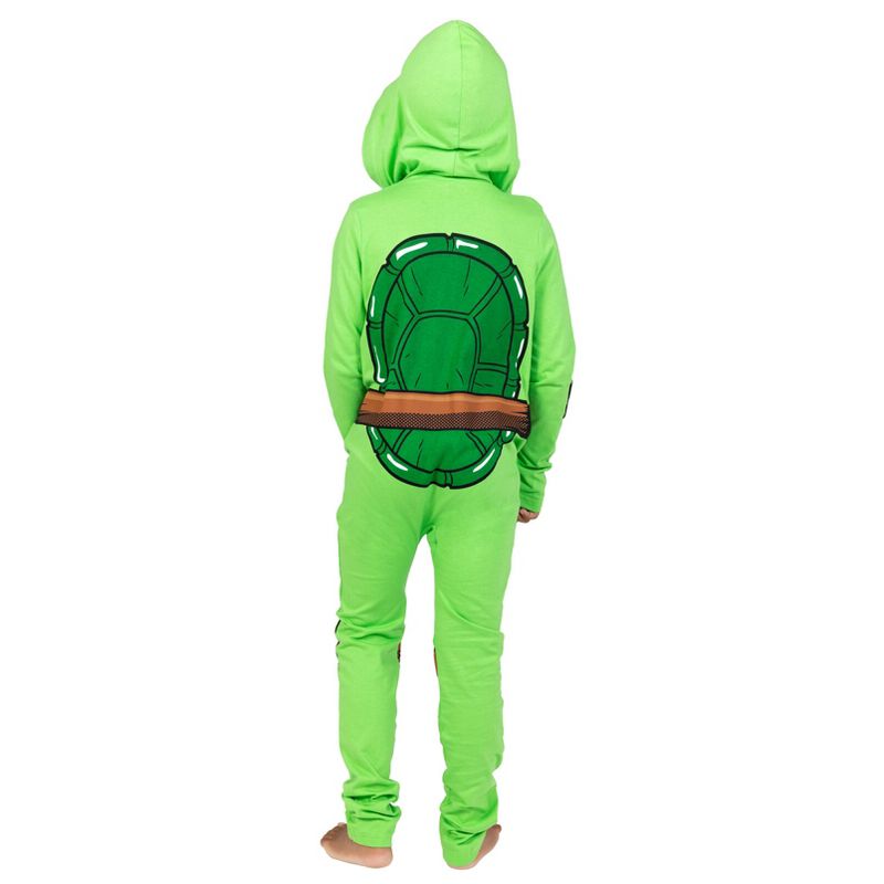 Teenage Mutant Ninja Turtles Zip Up Cosplay Costume Coverall and Masks Little Kid to Big Kid, 3 of 7