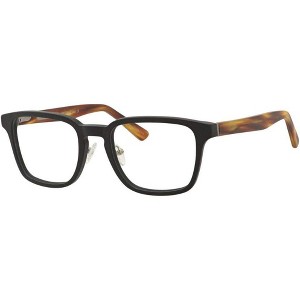 Ernest Hemingway H4827 Unisex Square Frame Eyeglasses in Black/Amber 51 mm - 1 of 3