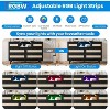 Rattan Dresser for Bedroom with 6 Drawers, Natural Wood Durable Dressers & Chests of Drawers with LED Light and Charging Station, TV Stand - 3 of 4