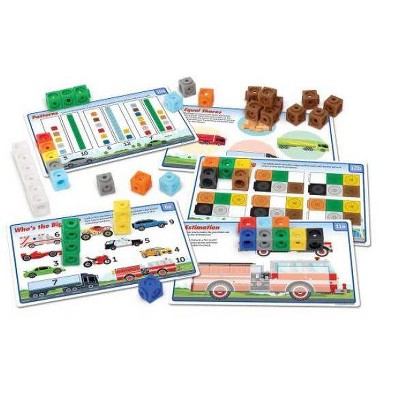 MathLink Cubes Kindergarten Math Activity Set Mathmobiles - Learning Resources