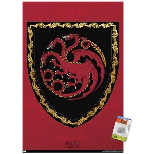 Trends International House of the Dragon - Shield Unframed Wall Poster Prints - 1 of 4