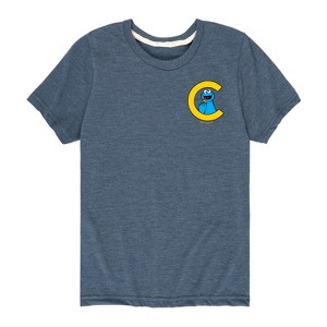 Boys' - Sesame Street - Cookie And C Short Sleeve Graphic T-Shirt - 1 of 4