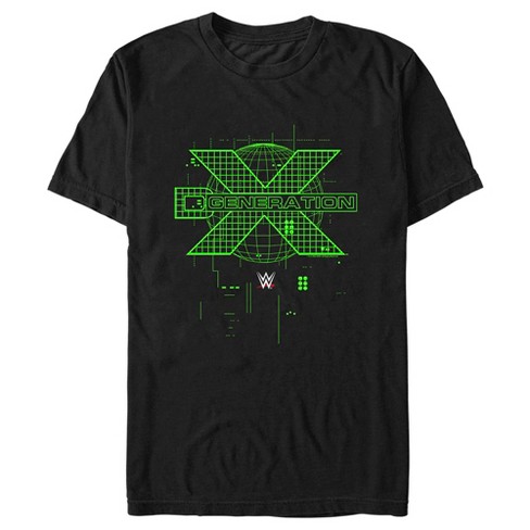 Men's Wwe Dx Generation Green Logo T-shirt - Black - 2x Large : Target