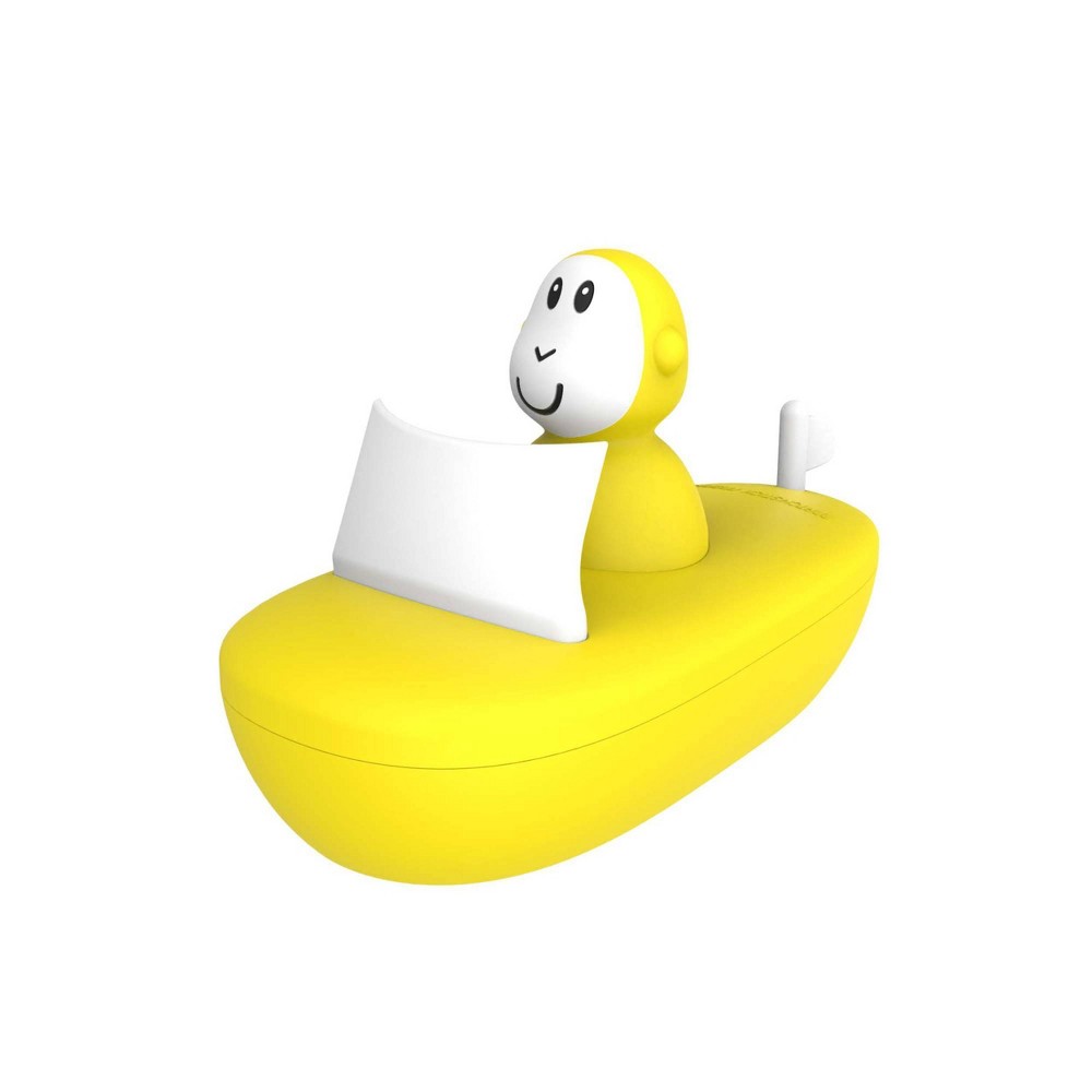 Photos - Other Toys Matchstick Monkey Baby Bath Boat Set - Yellow