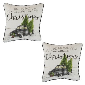 Park Designs Home For Christmas Pillow Cover Set of 2 - 1 of 4