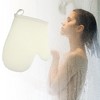 Unique Bargains Shower Gloves for Bathroom 8.46"x6.89" Yellow White 1 Pc - 2 of 4