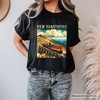 Scenic New Hampshire State Mount Washington Cog Railway T-Shirt, American Northeast Landmark Tee and Souvenir | OrnamentallyYou - 4 of 4