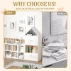 House-Shaped Kids Bookshelf with Open Shelves and Cabinet, Sturdy MDF Organizer for Playroom or Bedroom Storage-3irtyhousy - 3 of 4