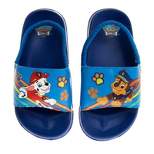 Nickelodeon Paw Patrol Kids Boys Girls Flip Flop Summer Beach Slide Sandals with back strap (Sizes 5-12 Toddler/Little Kid)