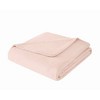 The Farmhouse by Rachel Ashwell 50"x70" Solid Pink Throw Blanket - 2 of 4