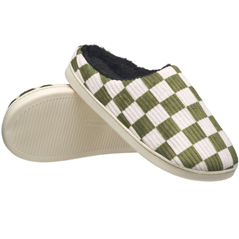 Aeropostale Men's Comfy Checkered Slippers with Cushioned Comfort, 2 of 7