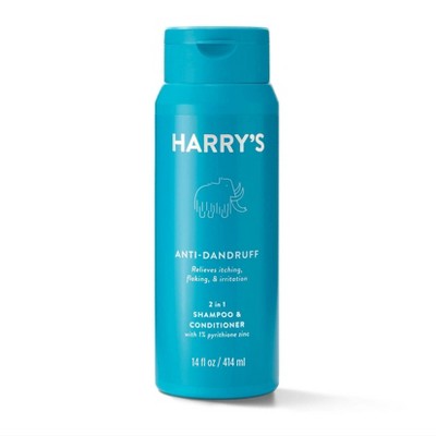 Harry's Men's Anti Dandruff 2-in-1 Shampoo and Conditioner with 1% Pyrithione Zinc – 14 fl oz