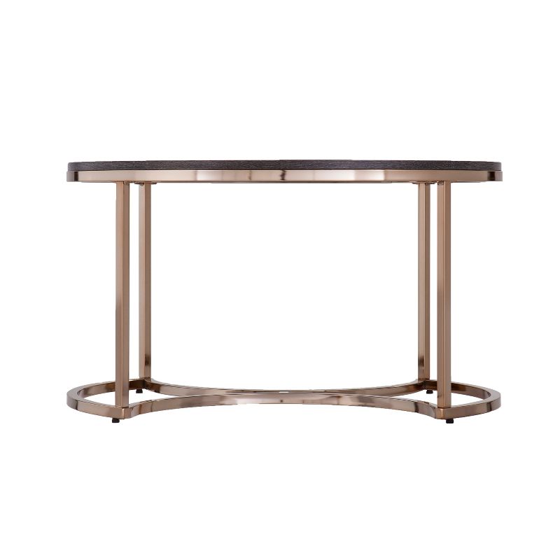 3pc Linder Round Nesting Coffee Tables Champagne - Aiden Lane, 4 of 13