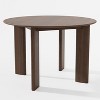 MAYEERTY 45" Wood Round Dining Table for 4, Farmhouse Modern Kitchen & Dining Room Table - 3 of 4
