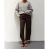 Women's Chunky Cable Knit Sweater - CRESCENT - 2 of 3